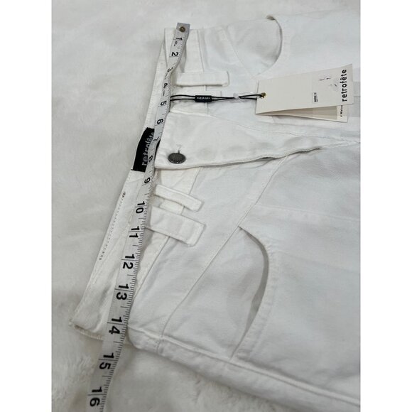 NWTD Retrofete Size 27 Taylor Jeans in White MSRP $345 - Picture 8 of 15